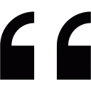 Quotation mark graphic design